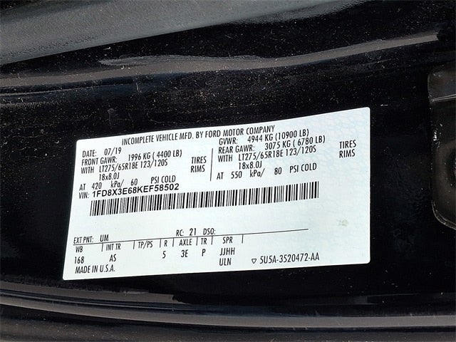 2019 Ford F-350SD XL 168 WB