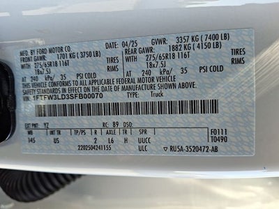 2025 Ford F-150 XLT