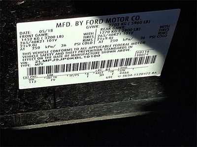 2019 Lincoln Nautilus Black Label