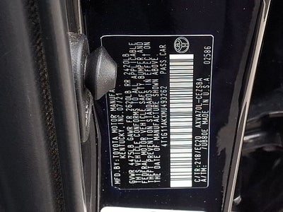 2021 Toyota Camry SE Nightshade