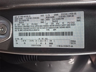 2025 Lincoln Corsair Reserve