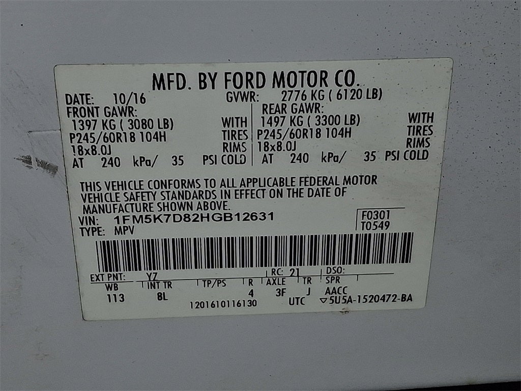 2017 Ford Explorer XLT