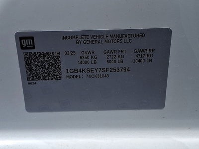 2025 Chevrolet Silverado 3500HD Work Truck