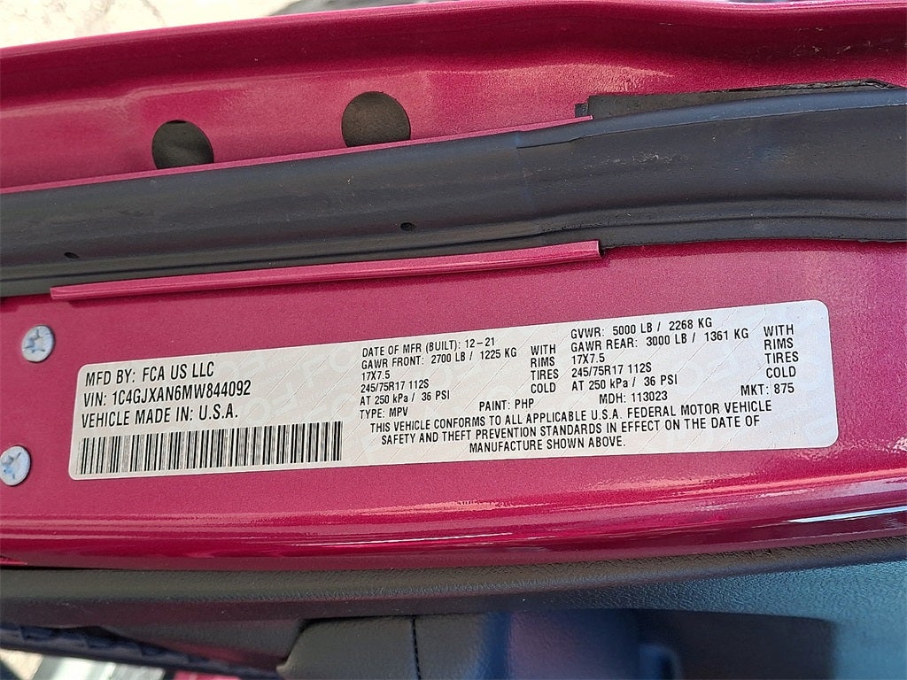 2021 Jeep Wrangler Sport 4X4