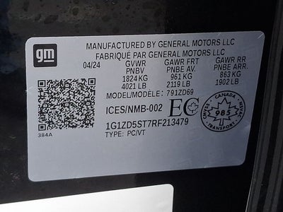 2024 Chevrolet Malibu LT 1LT