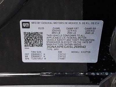 2025 Chevrolet Equinox LT