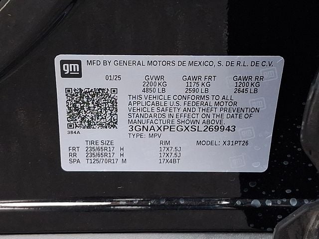 2025 Chevrolet Equinox LT