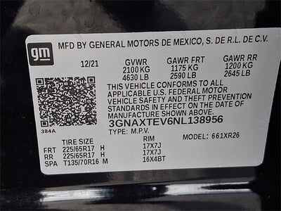 2022 Chevrolet Equinox LT