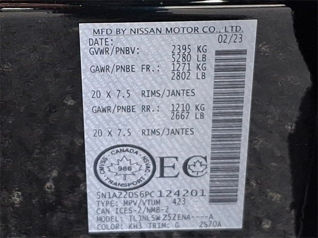 2023 Nissan Murano Platinum