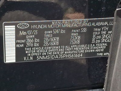 2023 Hyundai Santa Fe SE