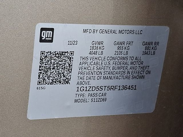 2024 Chevrolet Malibu LT 1LT