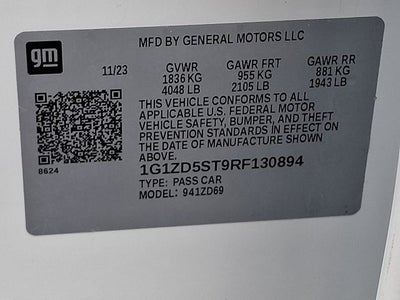 2024 Chevrolet Malibu LT 1LT