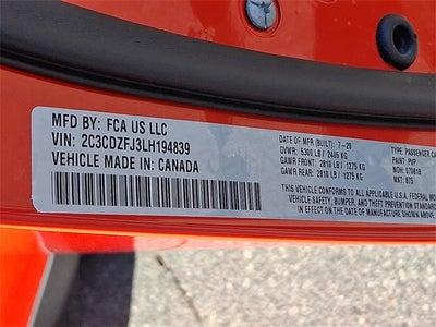 2020 Dodge Challenger R/T Scat Pack