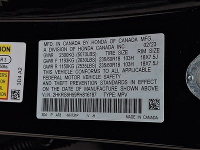 2023 Honda CR-V Hybrid Sport