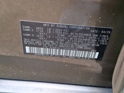 2025 Subaru Outback Onyx Edition