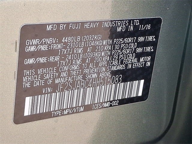 2017 Subaru Forester 2.5i