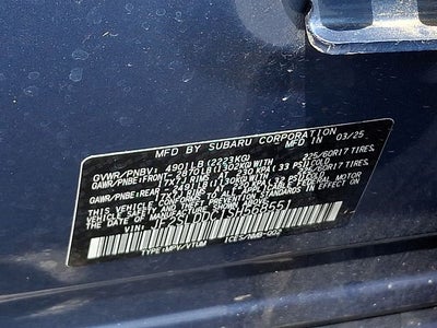 2025 Subaru Forester Premium