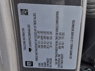 2021 Chevrolet Tahoe Z71