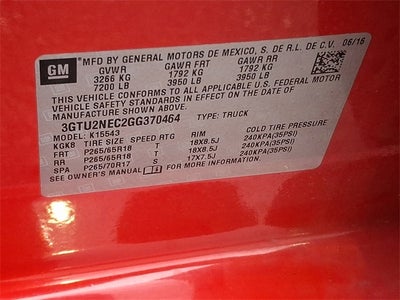 2016 GMC Sierra 1500 SLT