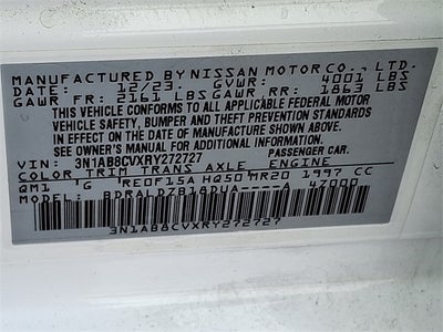 2024 Nissan Sentra SV