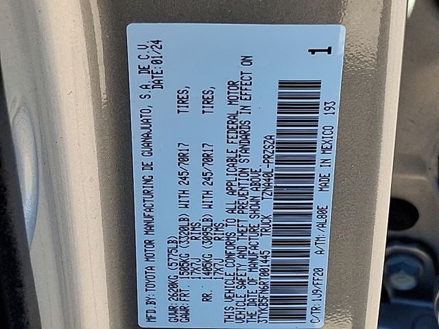 2024 Toyota Tacoma SR5