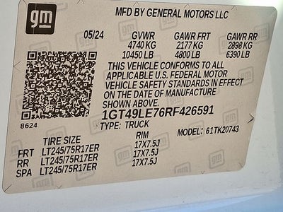 2024 GMC Sierra 2500HD Pro