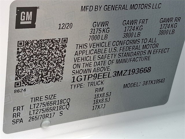 2021 GMC Sierra 1500 AT4