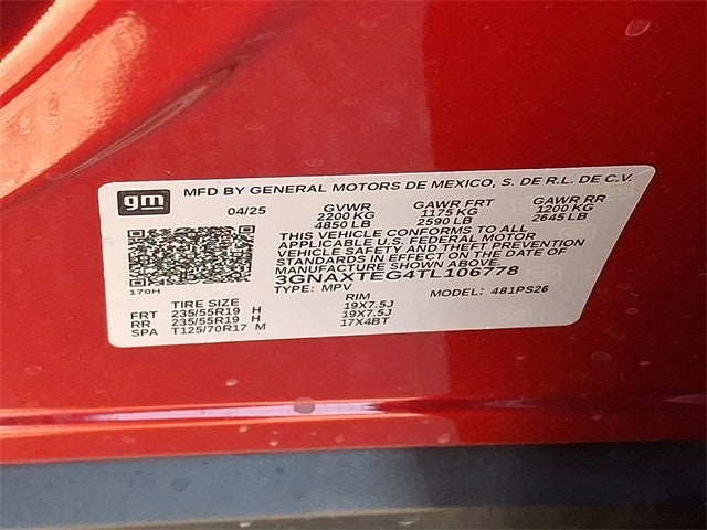 2026 Chevrolet Equinox RS