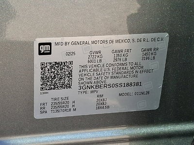 2025 Chevrolet Blazer RS