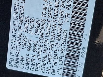 2026 Honda Civic Hatchback Sport