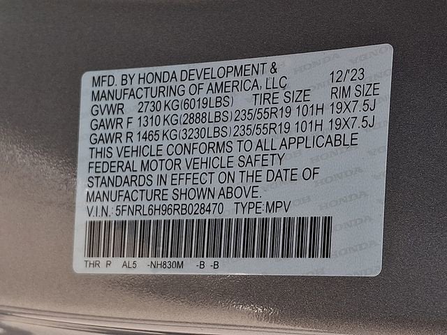 2024 Honda Odyssey Elite