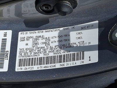 2019 Toyota Tacoma 2WD SR