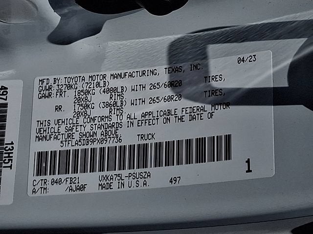 2023 Toyota Tundra 4WD SR5