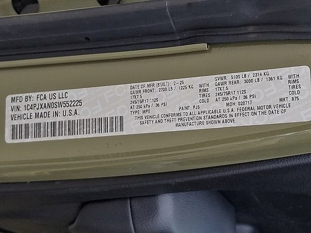 2025 Jeep Wrangler 2-Door Sport 4x4