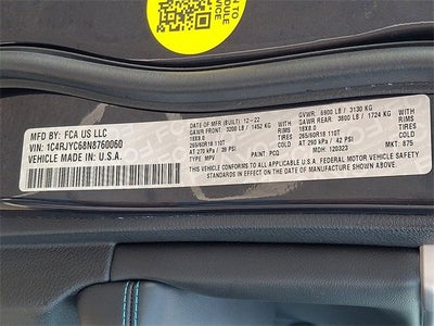 2022 Jeep Grand Cherokee 4xe Trailhawk 4x4