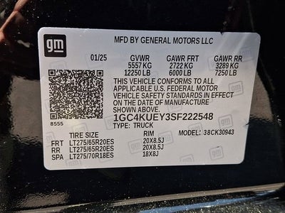 2025 Chevrolet Silverado 3500 HD LTZ