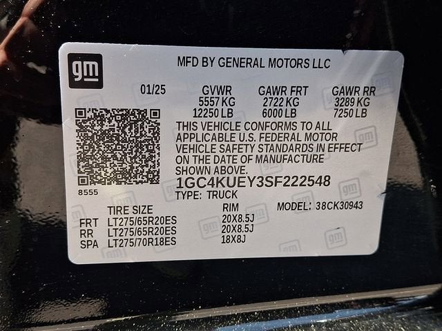 2025 Chevrolet Silverado 3500 HD LTZ