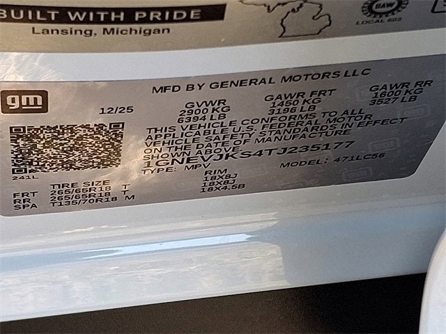 2026 Chevrolet Traverse Z71