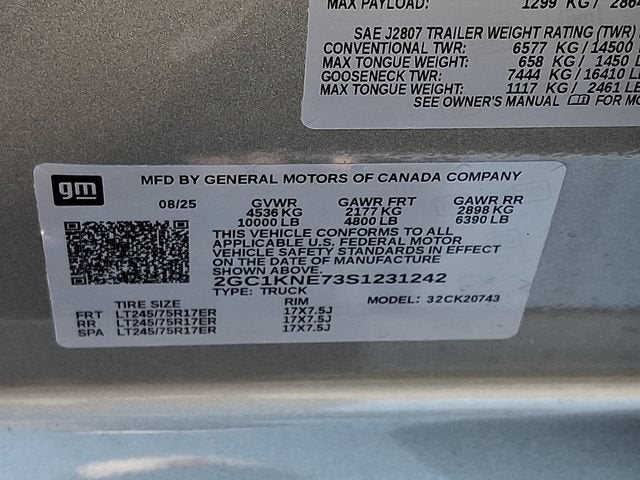 2025 Chevrolet Silverado 2500 HD LT