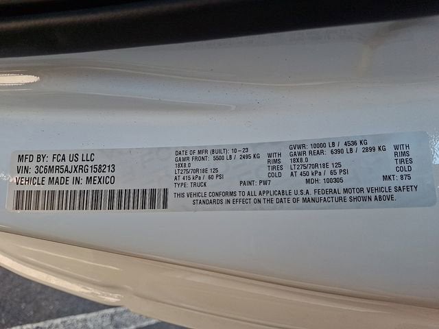 2024 RAM 2500 Tradesman Regular Cab 4x4 8' Box