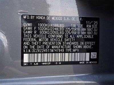 2026 Honda HR-V AWD Sport