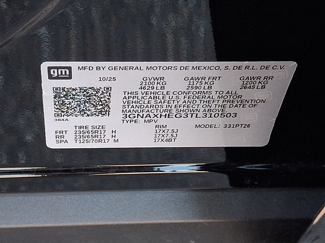 2026 Chevrolet Equinox LT