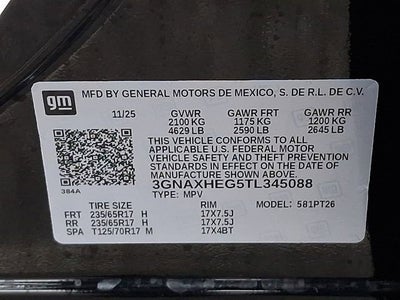 2026 Chevrolet Equinox LT