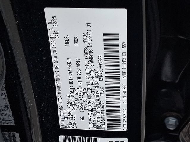 2025 Toyota Tacoma 4WD SR