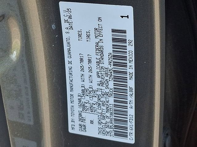 2025 Toyota Tacoma 4WD SR