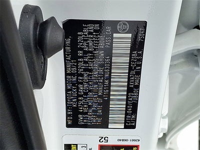 2022 Toyota Camry SE