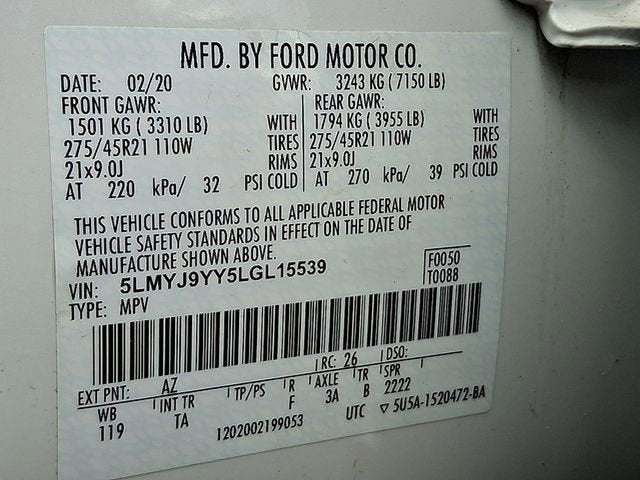 2020 Lincoln Aviator Black Label Grand Touring