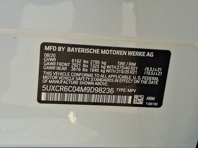 2021 BMW X5 xDrive40i