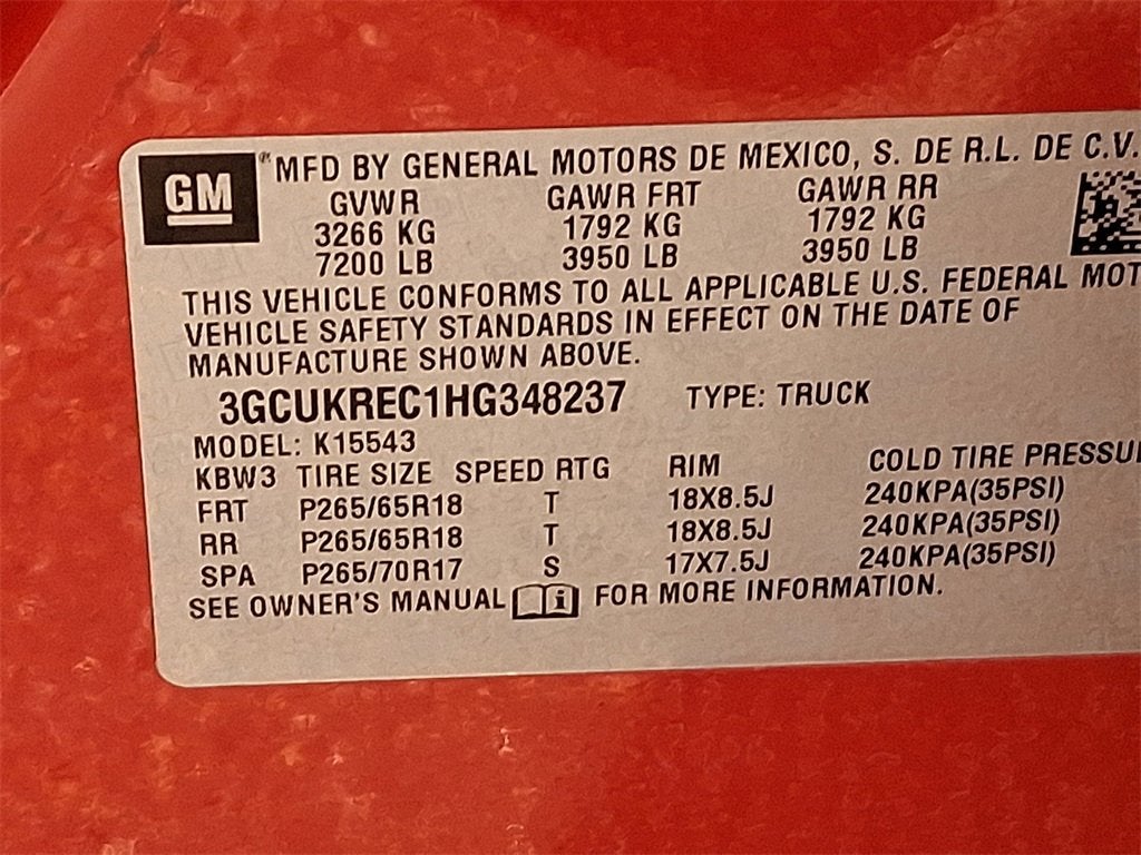 2017 Chevrolet Silverado 1500 LT