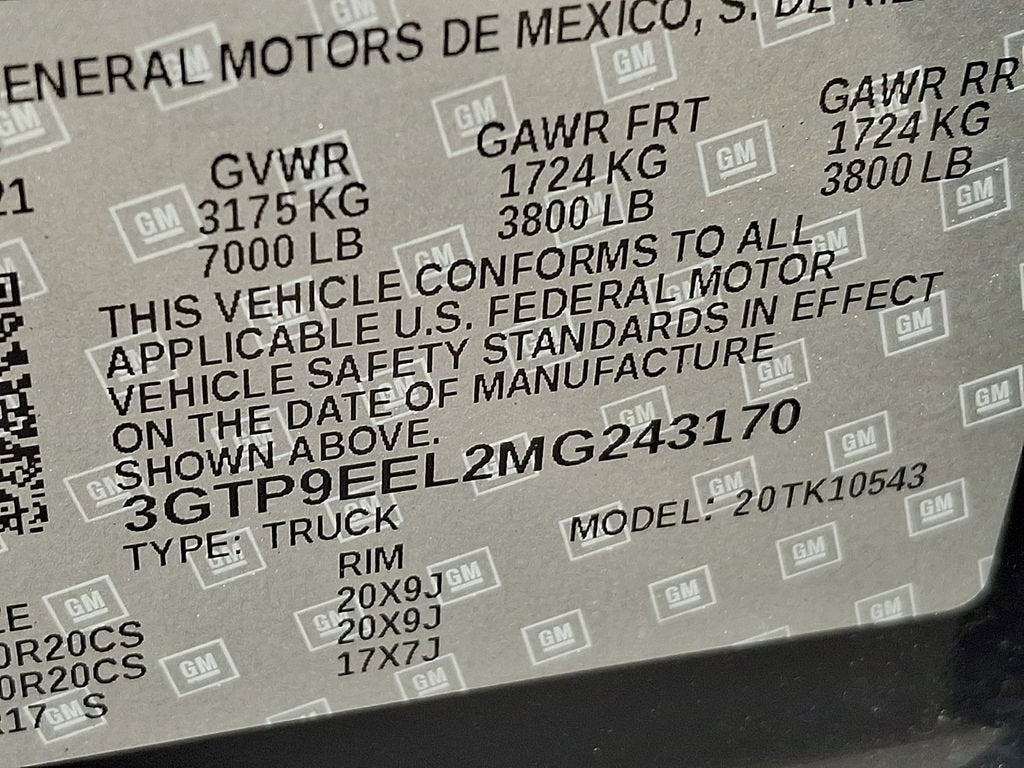 2021 GMC Sierra 1500 AT4